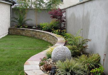Raised flowerbeds and landscaping in County Laois