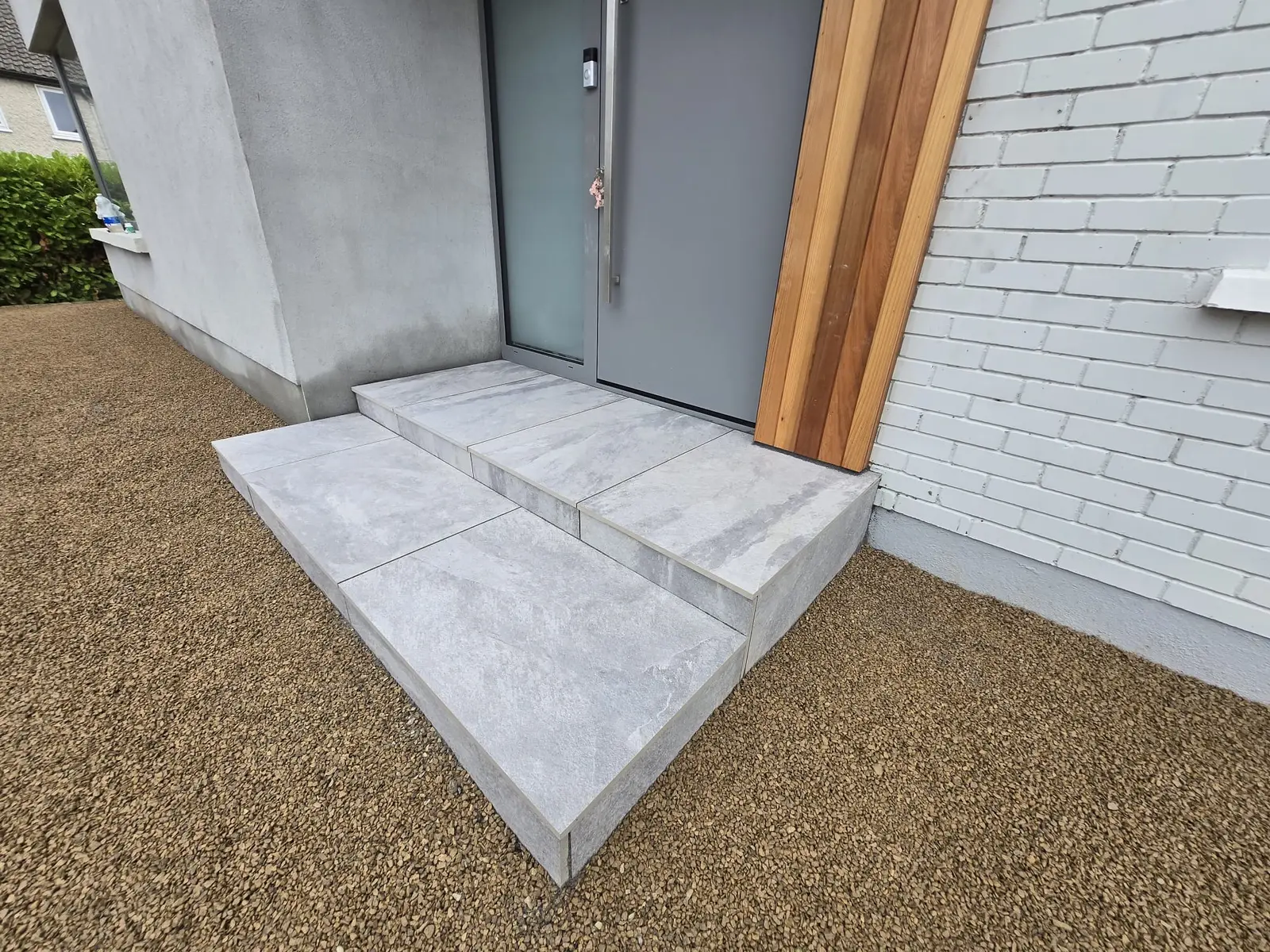 Entrance Step Detail project by Allsurface Groundworks in County Laois