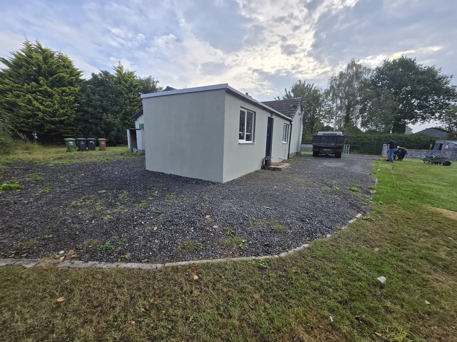 Curved Tar & Chip Area project by Allsurface Groundworks in County Laois