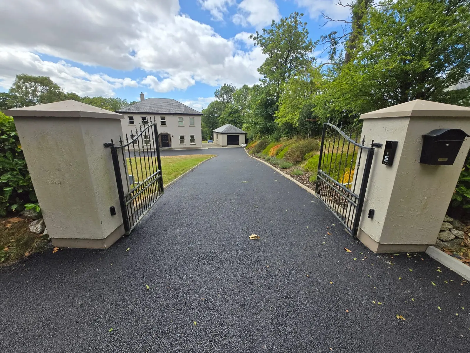 Private Tarmac Drive project by Allsurface Groundworks in County Laois
