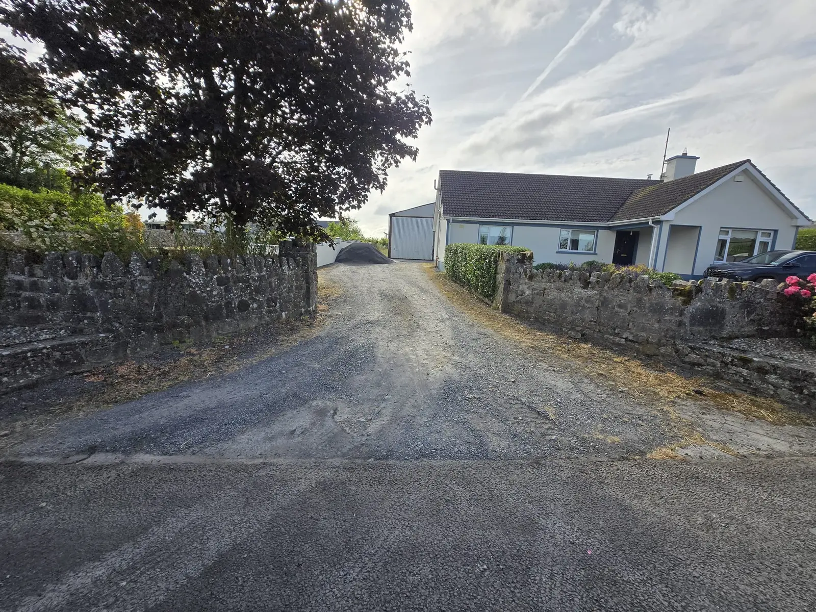 Tarmac Courtyard project by Allsurface Groundworks in County Laois
