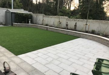 Patio installation by Allsurface Groundworks