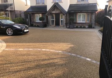 Resin-bound driveway installed in County Laois